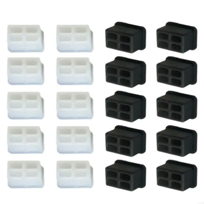 P9JB 10Pieces SFP Optical Port Dust Stoppers Dust Caps Cage Ensuring Device Compatibility and Replacement