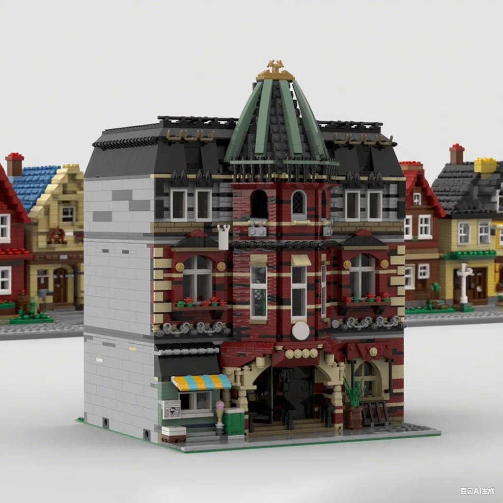 

3898 Pcs Modular Brick School Campus Building Educational Scene Custom MOC diy Model Building Blocks Birthday Toys Gift