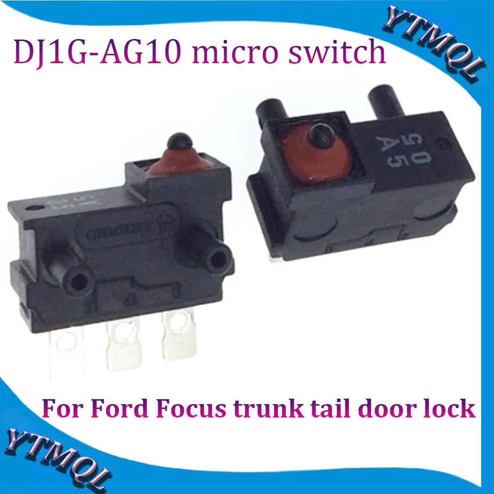 1-10Pcs DJ1G-AG10 microinterruttore per Ford Focus trunk tail door lock piccolo finecorsa verticale