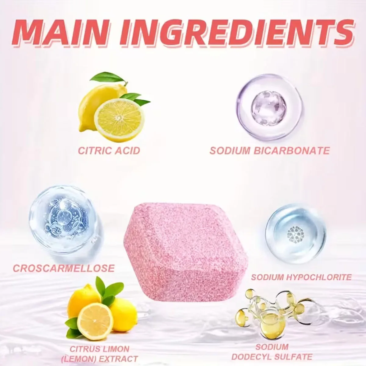 Toilet Cleaning Effervescent Tablets Fast Dissolving Powerful Descaling And Odor Removing Cleaning Agents Essential For Home Use