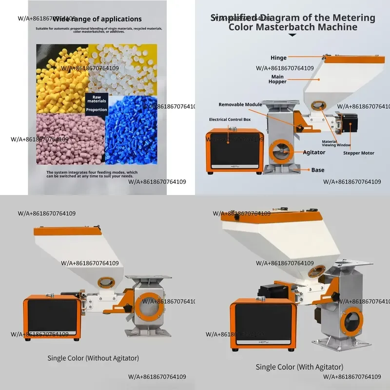 High Quality Gravimetric Doser Color Volumetric Doser Mixer by One Color