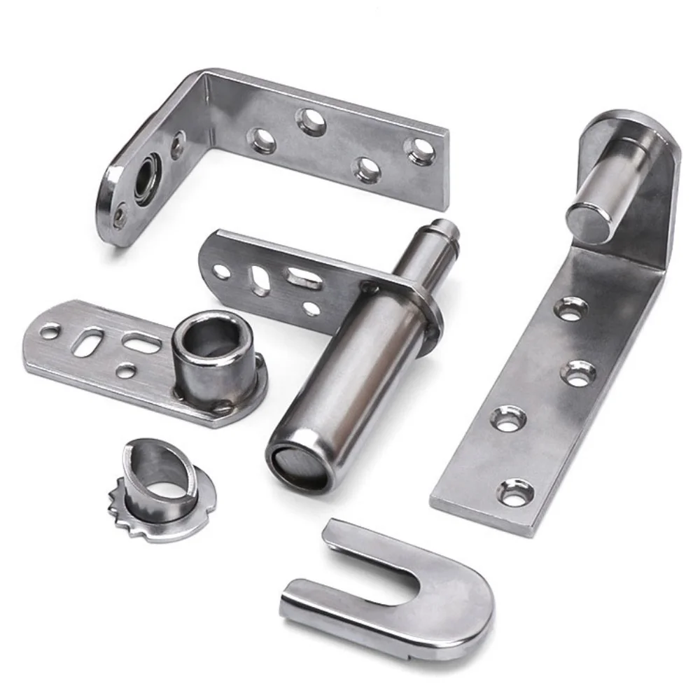 304 stainless steel World Axis Hinge Double Opening Heaven and Earth Bidirectional Door Hinge Two Way Half Height Door Hinge