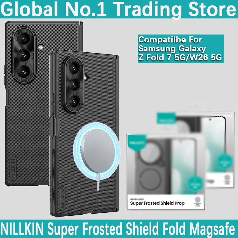 

NILLKIN For Samsung Galaxy Z Fold 7 ​W26 5G Super Frosted Shield Fold Case Anti fall airbag Magnetic phone case protective cover