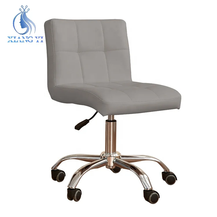 Salon Swivel Rolling Wheels Hairdresser Stylist Technician Stool Beautician Chair