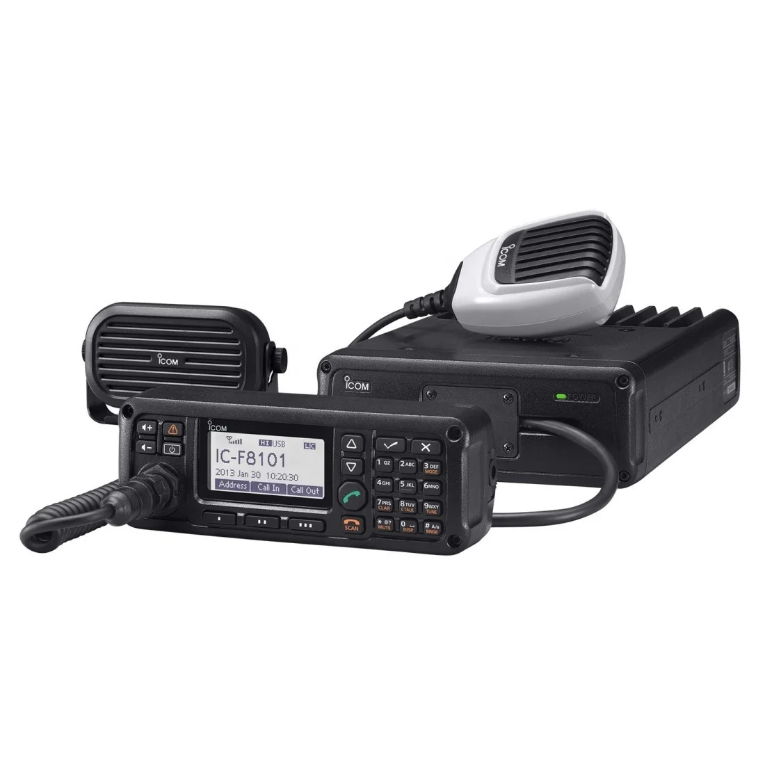 Rádio HF ICOM IC-F8101 |   Transceptor SSB de Longo Alcance 125W com Função ALE |   Uso de Comunicação Baseada em HF ou Veicular