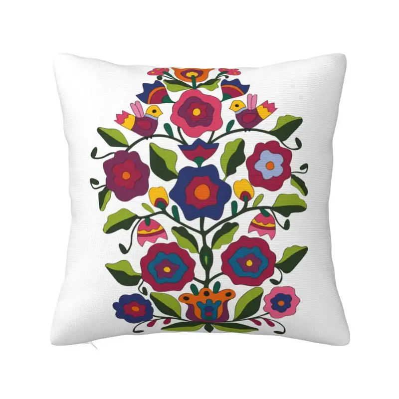 Custom Ukrainian Motif Folk Embroidery Art Cushion Covers Vyshyvanka Velvet Modern Throw Pillow