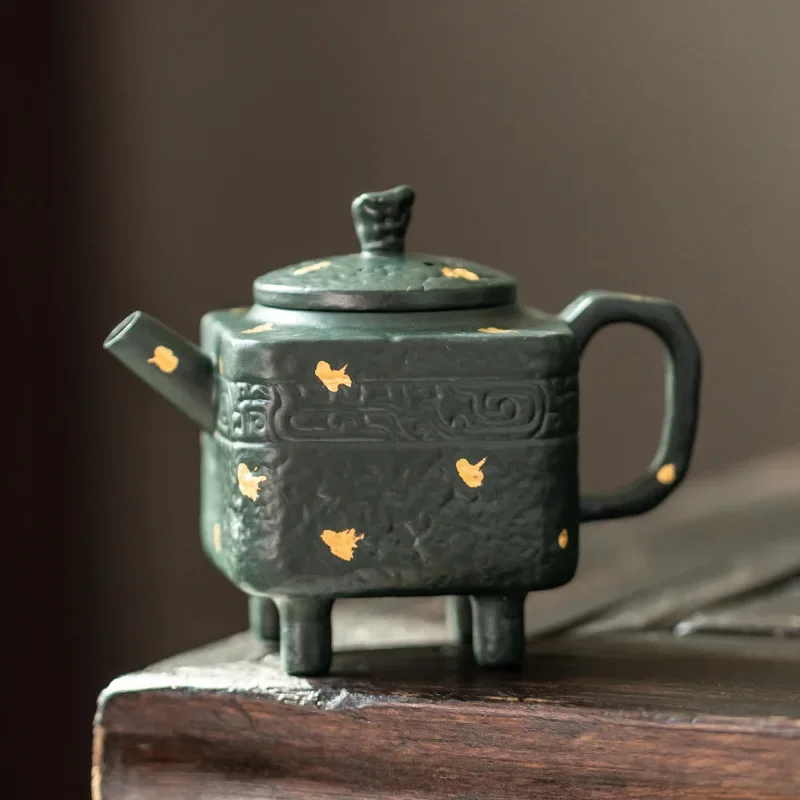 High-quality Purple Sand Pot, Handmade by Famous Masters, Authentic Monk Hat Pot, Zhuni Bubble Teapot, Household Kung Fu Tea Set