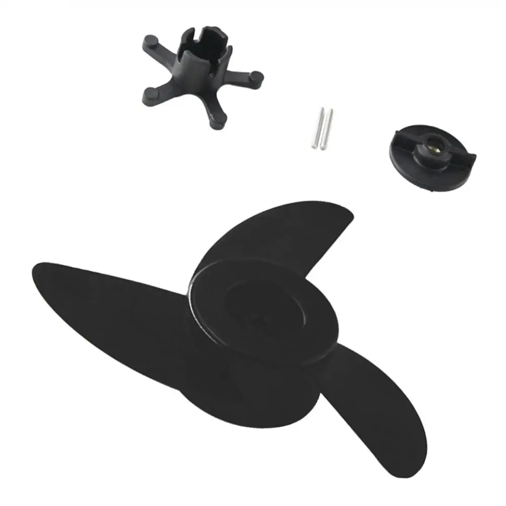 Durable Plastic Boat Propeller Drill Style Outboard Blades for ET44L ET54L D65 Kayak Canoe Motors