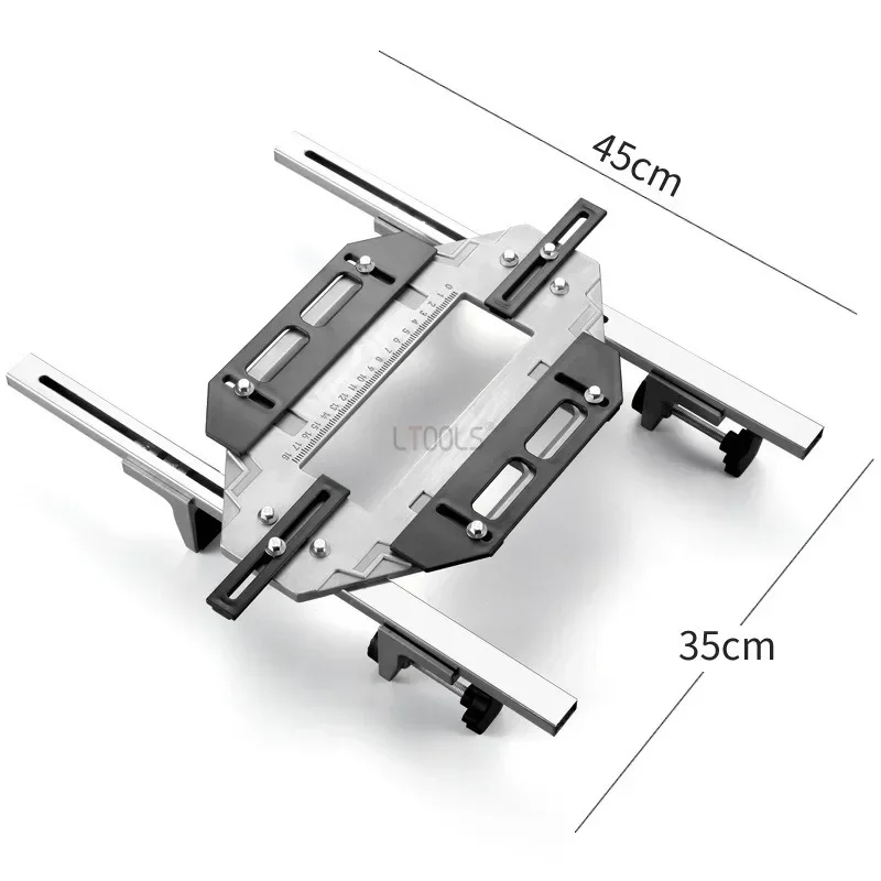 Woodworking Installation Lock Fixing Drilling Jig Wood Door Hinge Hole Opener Hinge Positioning Slotting Machine for Door Frames