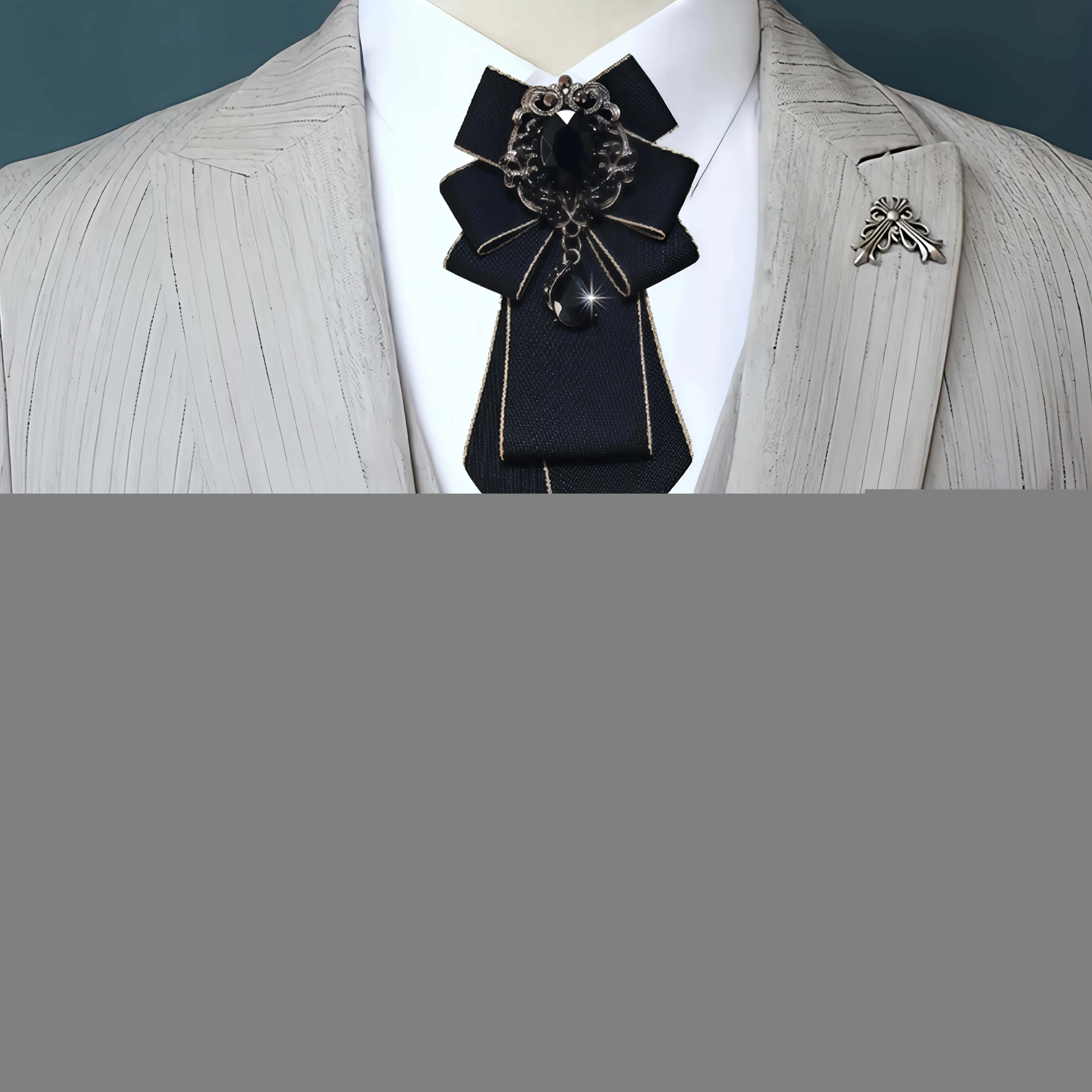 Fashionable and personalized ties, Korean-style bow ties, shirt collar flowers, formal occasions, school uniforms, daily outfits - Image 2