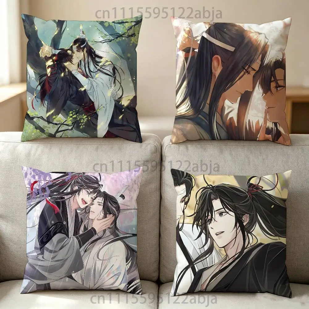 WangXian Throw Pillow Case 40x40cm Decoration DIY Square Chair Pillowcase Pad Cover