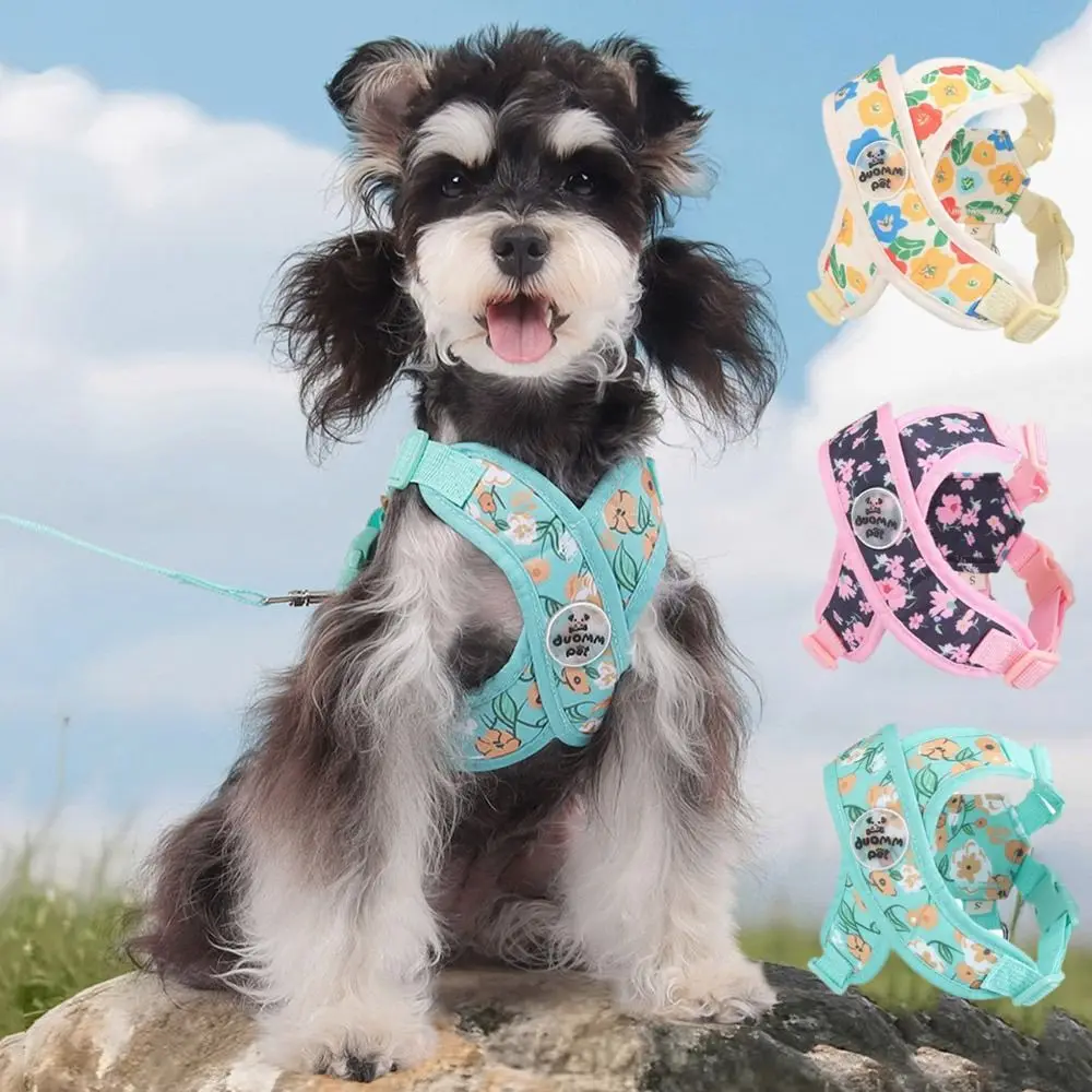 

Adjustable X Shaped Dog Harness Vest Breathable Escape-Proof Puppy Leading Rope Lightweight with Strap