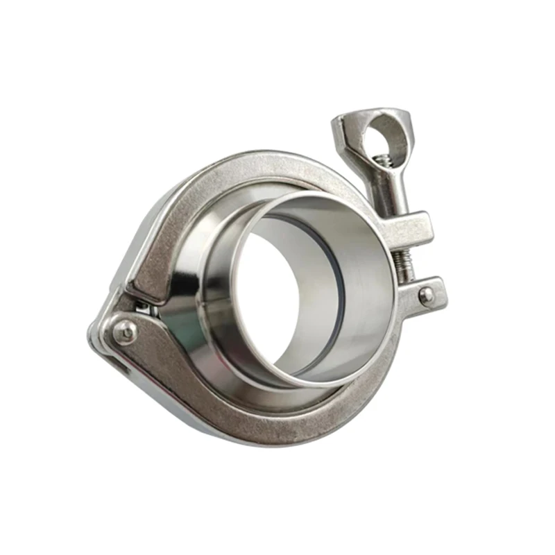 

3/4”-2” Sanitary Tri-Clamp Ferrule Adapter Sets SS304 Stainles Steel Quick Installation Connector For Homebrew