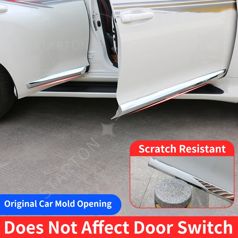 

For 2010-2023 Toyota Land Cruiser Prado 150 Lc150 Car Door Anti-Collision Body Decorative Modification Accessories