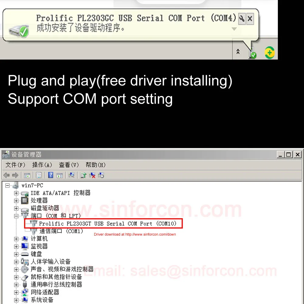 Prolific PL2303 PL2303GT الإصدار الجديد USB RS232 سلك نهاية كابل ل BMS PLC تحكم أجهزة التوجيه مفاتيح محرك سيرفو كابل وحدة التحكم