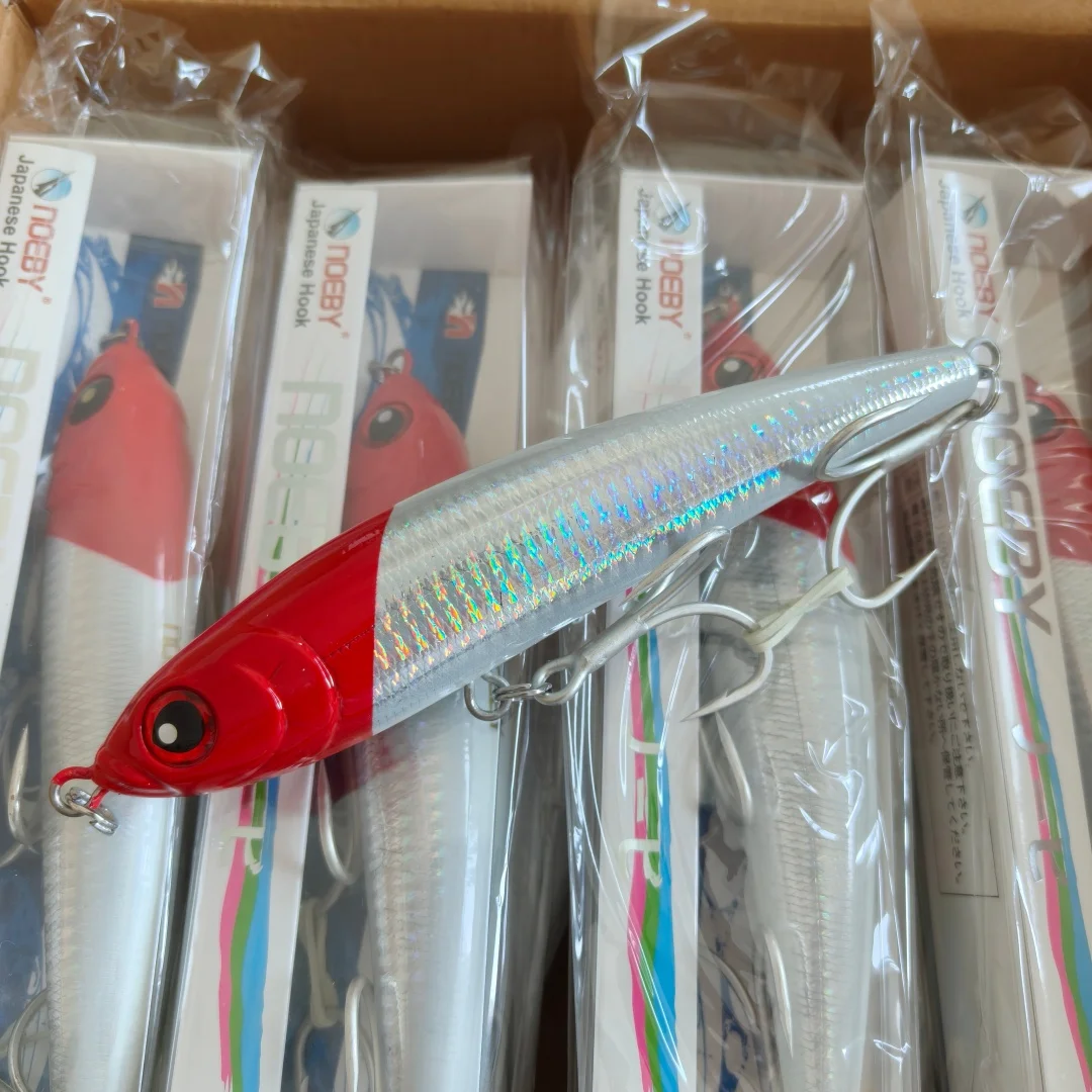 

Noeby 2Pcs 16cm 98g Sinking Pencil Lure Hard Bait Artificial Fish Lure for Saltwater Freshwater Bass Trout Pike Fishing Tackle