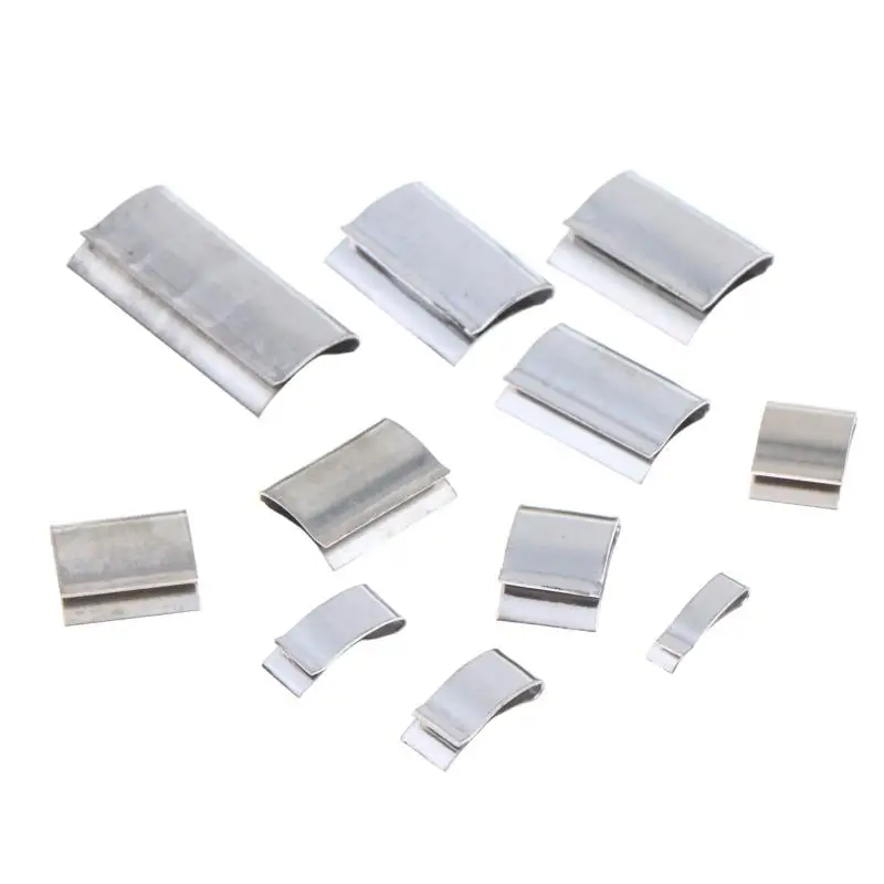 100Pcs Metal Impellers Clip 0.1g-1.5g Stainless Steel Barbed Balancing Clip Blower Fan Balance Weights