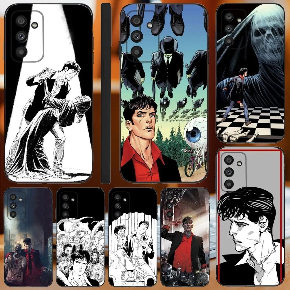 Comics Dylan Dog Phone Case For Samsung Galaxy A13,A21s,A22,A31,A32,A52,A53,A71,A80,A91 Soft Black Cover