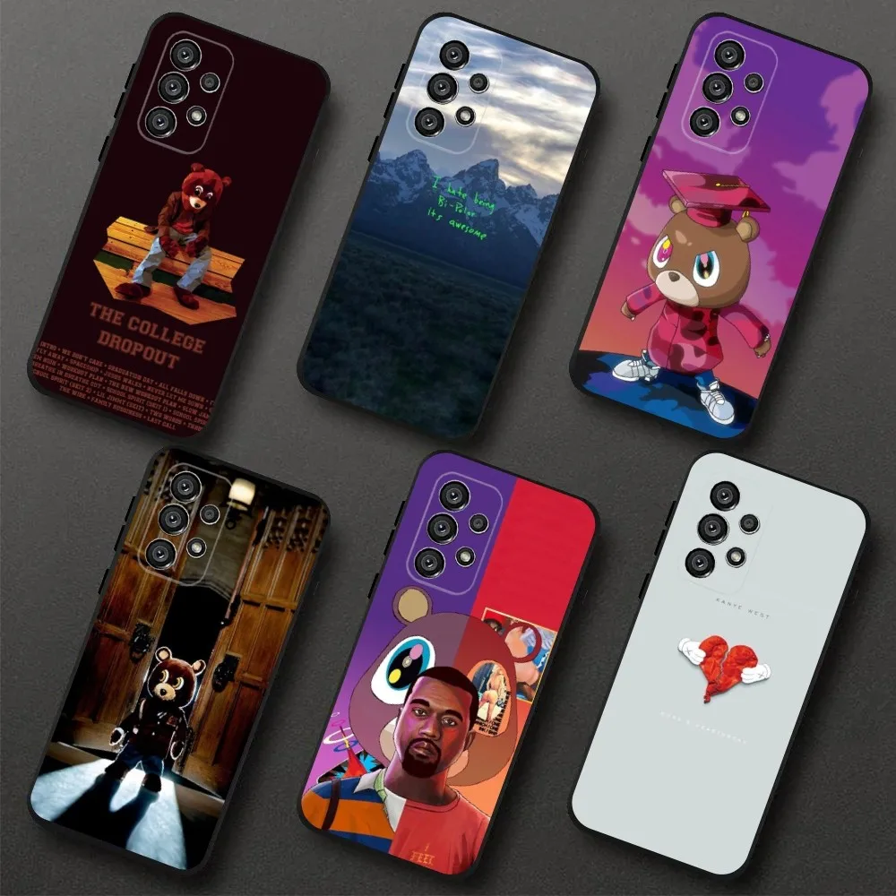 Kanye West Ye Rapper  Phone Case For Samsung Galaxy A20,A21s,A22,A31,A32,A52,A53,A72,73,A80,A91 Soft Black Cover