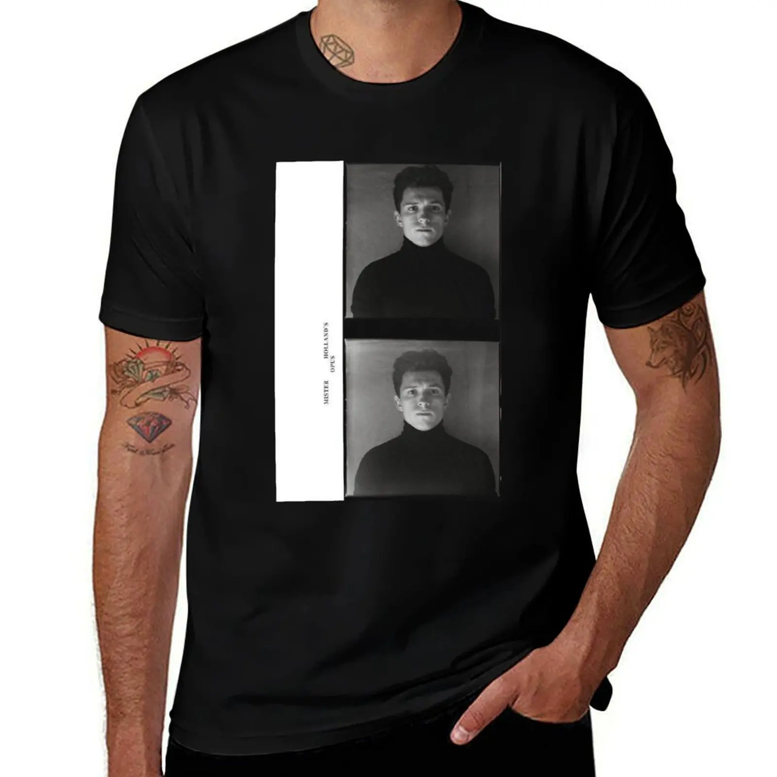 

Tom Holland Esquire Photoshoot Outtake1 T-Shirt blue lock man t shirt Aesthetic clothing cotton man t-shirts mens tall t shirts