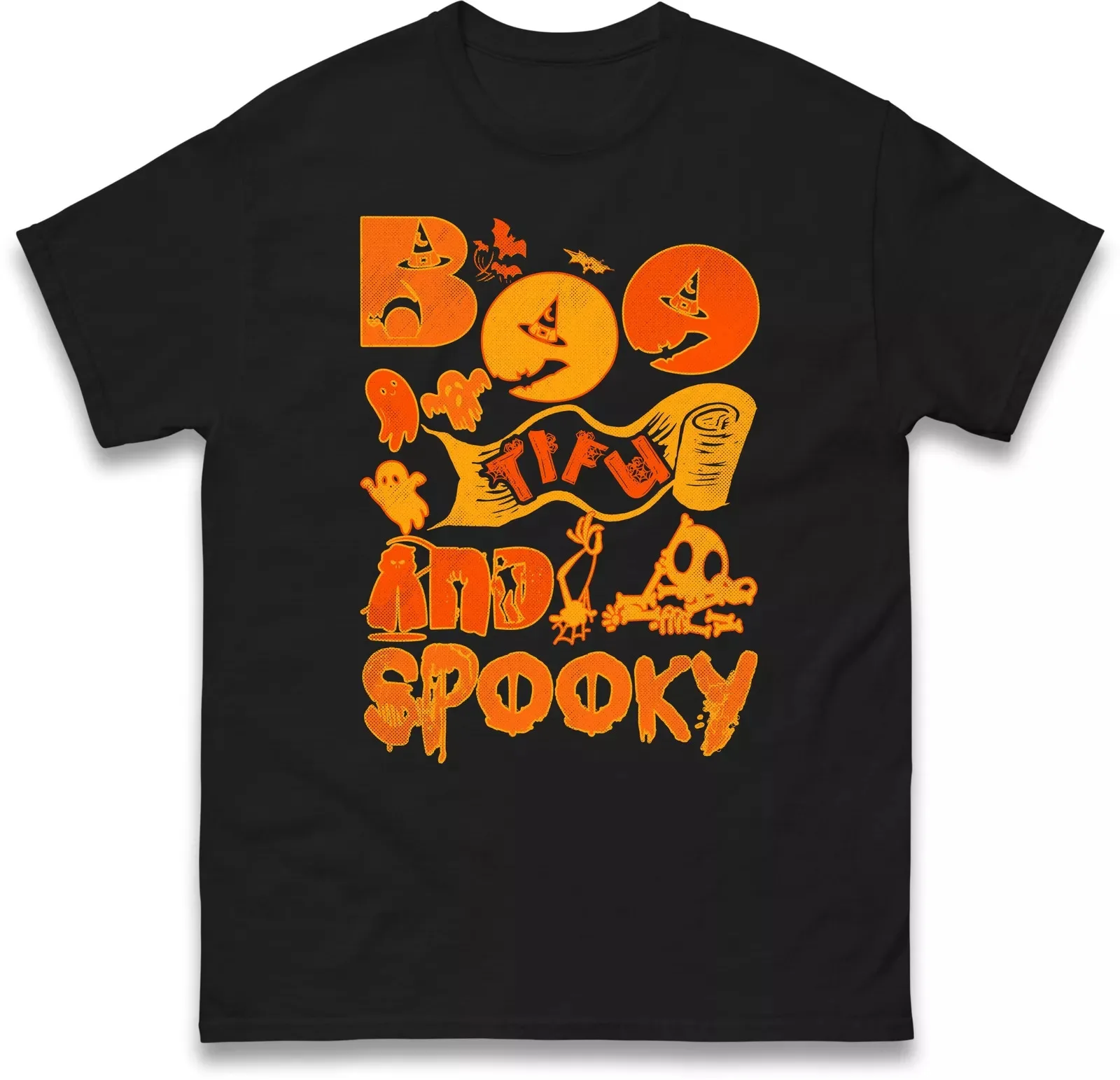 

Boo Tifu and Spooky Halloween Horror T-shirt, Halloween Night Party