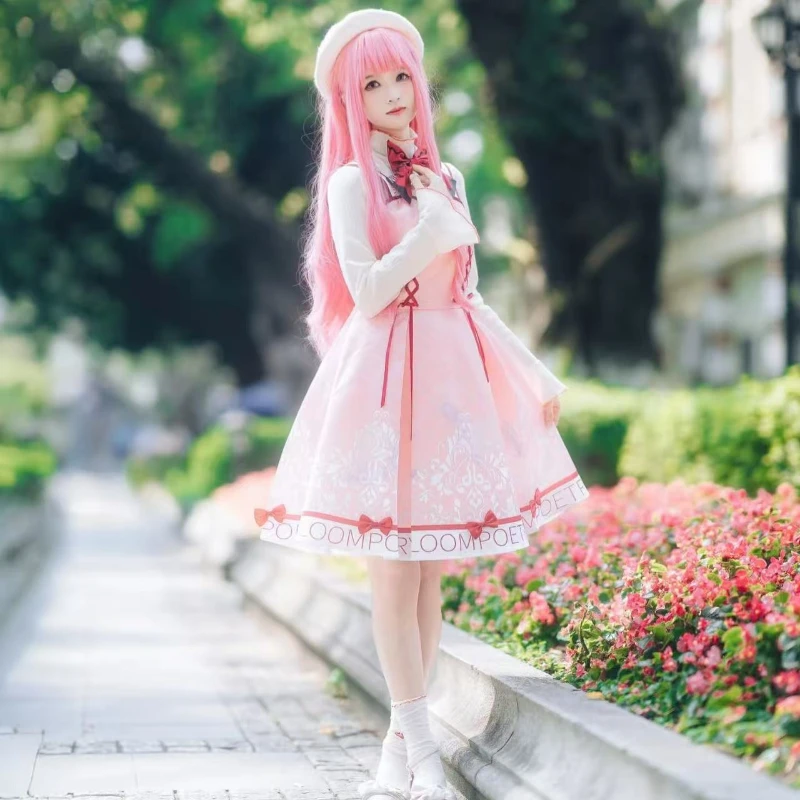 Game Infinity Nikki Elegante Lolita Prinses Roze Jurk Meisje Vrouwen Cosplay Kostuum Leuke Mode Anime Rollenspel Party Holloween