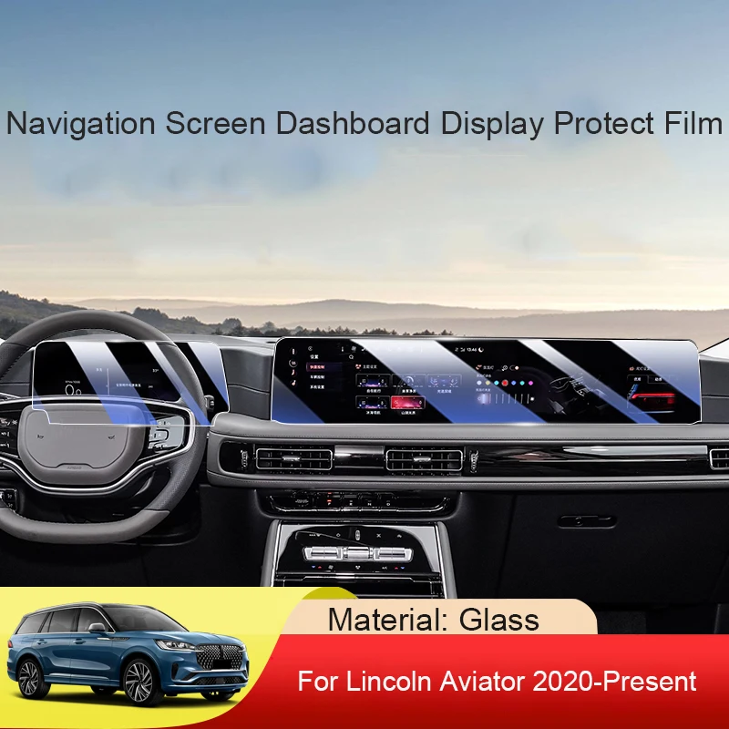 

Автомобильный GPS-навигатор, защитная пленка, наклейка на приборную панель, автоаксессуар для Lincoln AVIATOR 2020-настоящее время