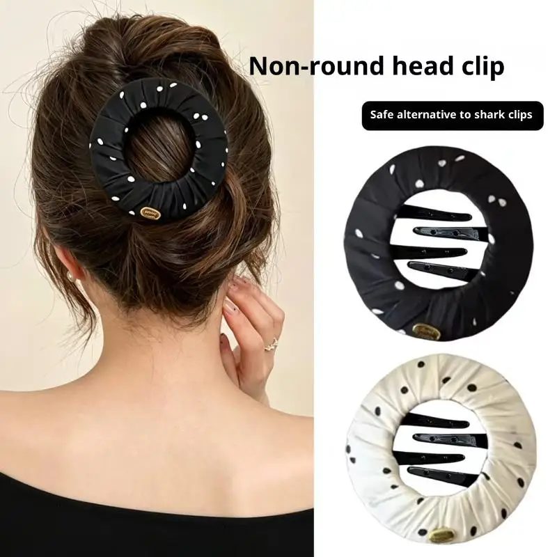 Flat Pancake Hair Claw Clip with Sports-Inspired Non-Slip Secure Hold Design