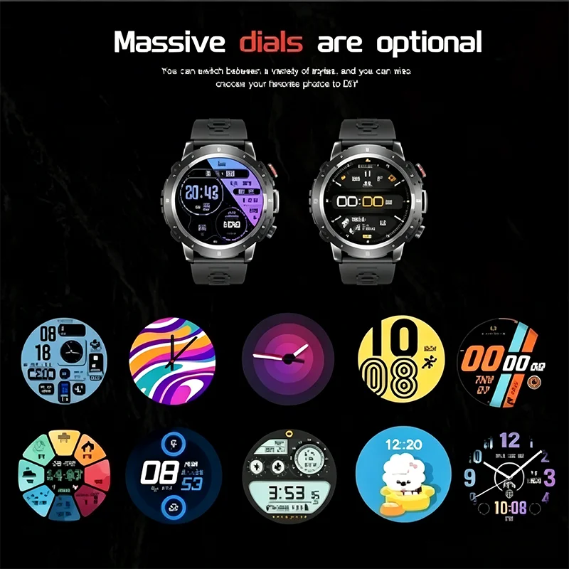 สมาร์ทวอทช์กีฬา HD หน้าจอสัมผั - Smartwatch Face บทวิจารณ์และราคา