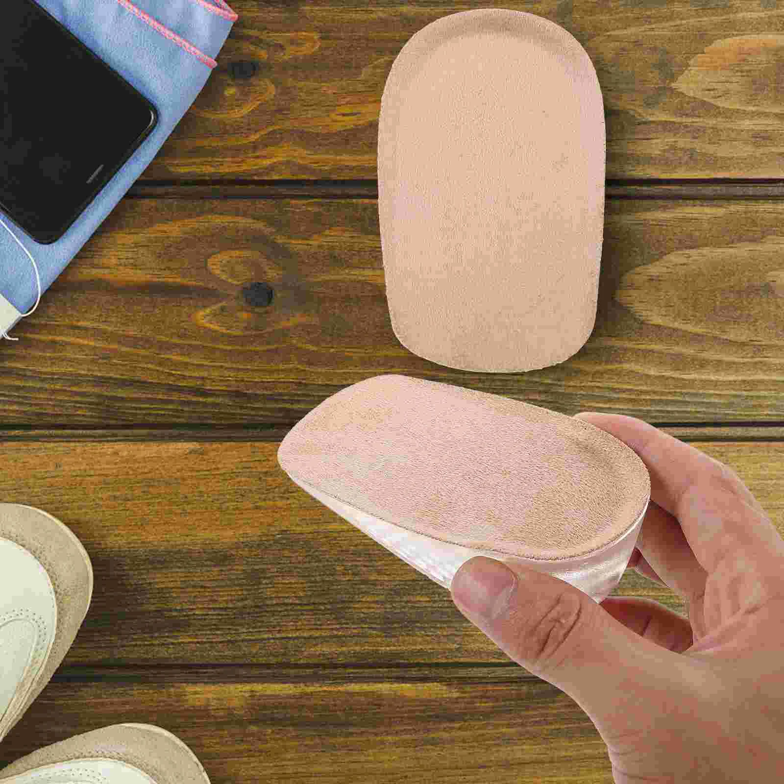 매우 부츠 보이지 않는 발 쿠션 앞발 패드 댐핑 하프 안창 삽입물 여성용