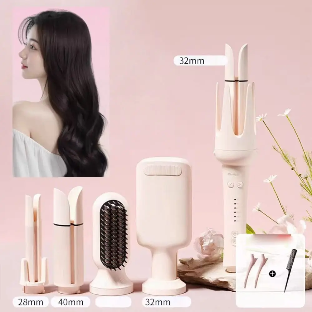 

Ceramic Automatic Hair Curler Negative Ion Anti-scald Egg Curler Automatic Curling 5-in-1 Iron Hair Straightening Comb Hair Care