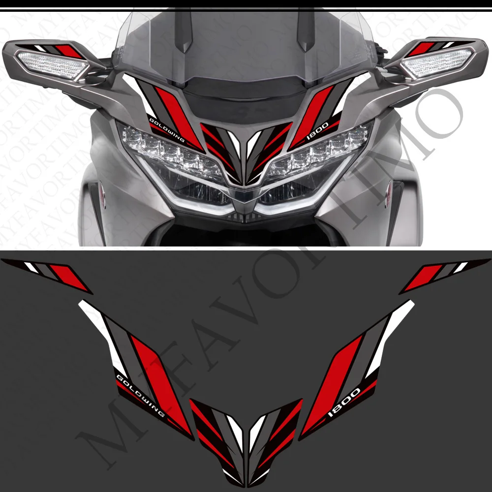 

For Honda Goldwing Gold wing GL1800 F6B Tour Wheel Protector Tank Pad Stickers Decals 2018 2019 2020 2021 2022 2023 2024