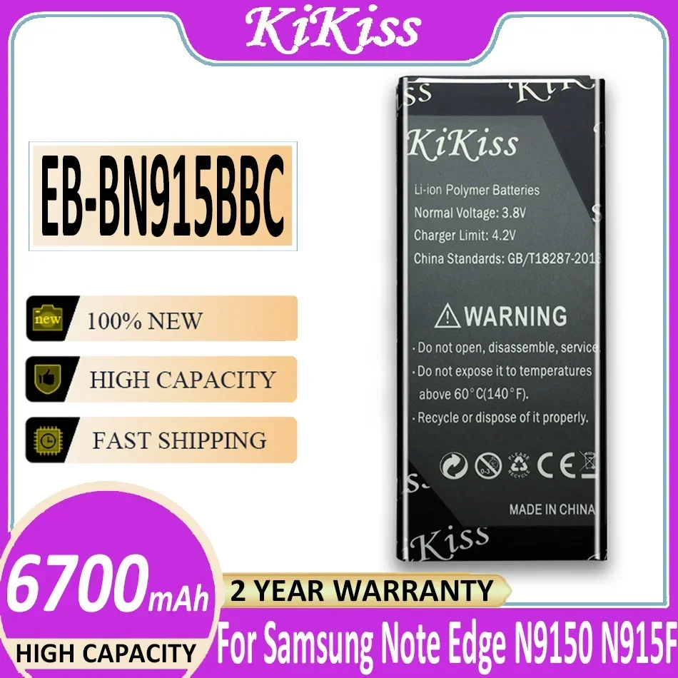 EB-BN915BBC 6700mAh Battery For Samsung Galaxy Note Edge N9150 N915 N915F/D/A/T N915K/L/SN915V/G Batteria