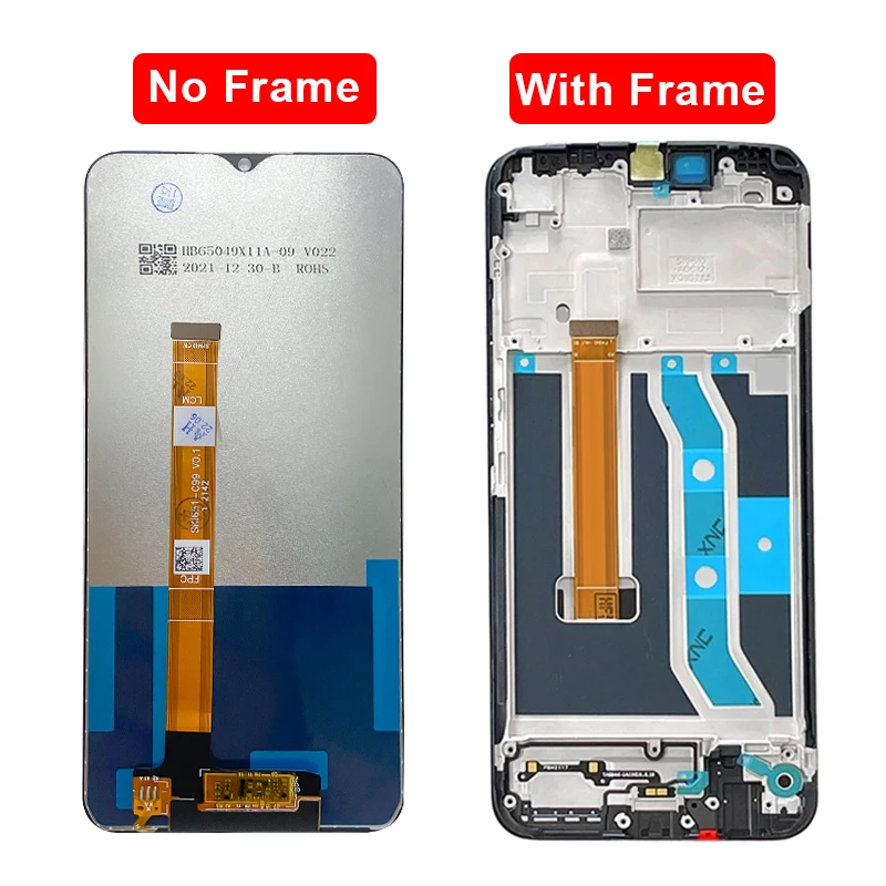 Original LCD For OPPO Realme C21Y RMX3261 Display Touch Screen For Realme C25Y RMX3265 Digitizer Assembly Replacement Repair