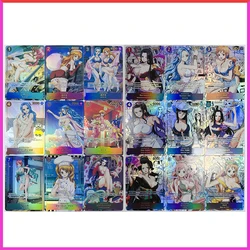 Anime One Piece fai da te ACG per ragazzi gioco giocattoli regali di compleanno di natale carte da collezione carte Flash Premium gioco da tavolo