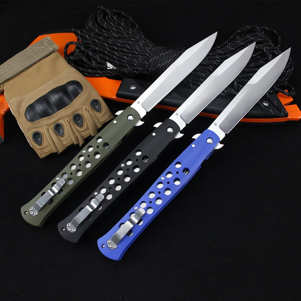 TI-LITE Cold Outdoor Folding Knife S35VN Steel Multifunctional Tactical Military Hunting Knife for Men Jungle Combat Knives EDC