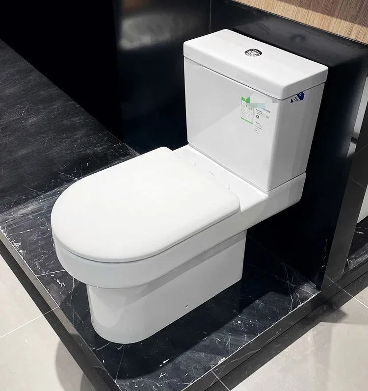 Ceramic split CW896B household water-saving silent deodorant floor-to-ceiling straight flush toilet