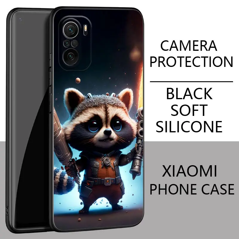 Baby Cute Marvel Poco F6 Pro Fundas For Xiaomi Poco X3 NFC X6 X4 X5 5G M4 M5 M6 F3 F4 F5 14 13T Pro Phone Case Cover Venom Groot