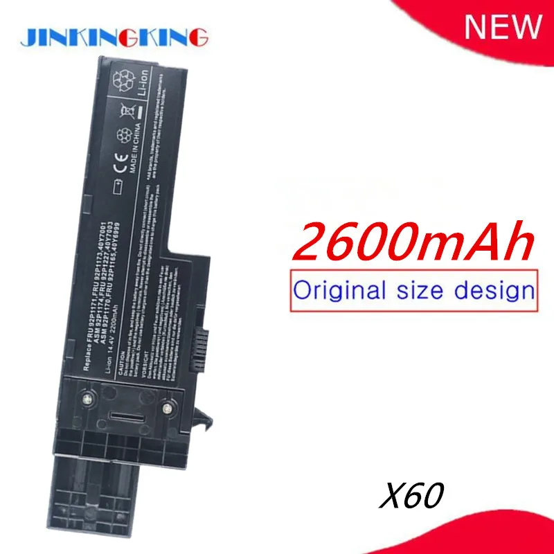 New Laptop Battery For LENOVO ThinkPad X60 X60s X61 X61s 93P5030 93P5029 93P5028 93P5027 92P1227 92P1173 92P1171 92P1169