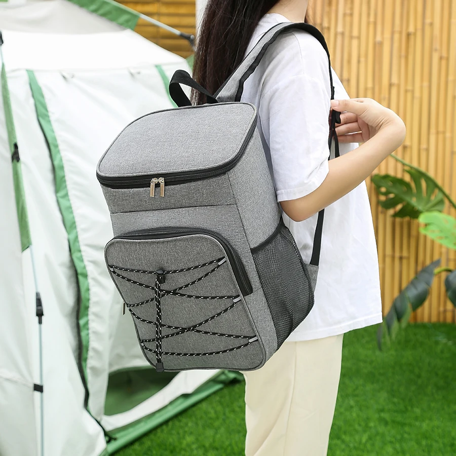 New Large Capacity Cooler Backpack Portable Travel Leakproof Picnic Lunch Bags for Women Men Durable Insulation Bag