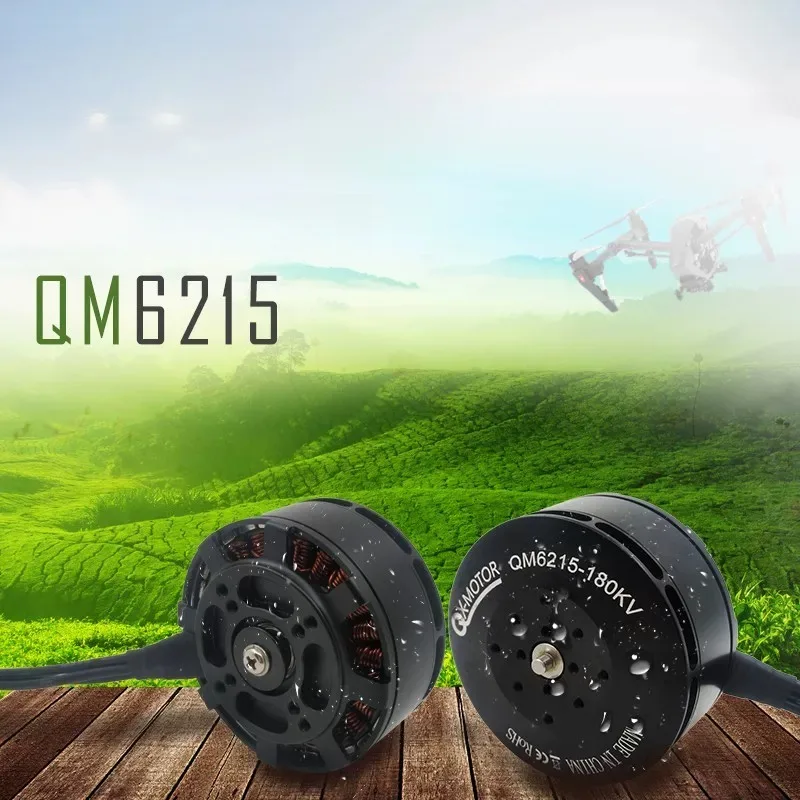 QX-MOTOR Multi axis/Rotary Disc Brushless Motor QM6215 Motor Six axis Agricultural Drone Motor Accessories