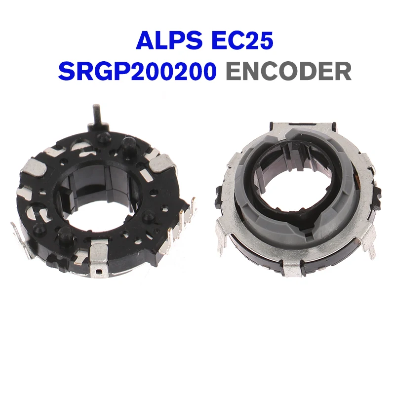 ALPS-カーオーディオボリューム用透かし彫りエンコーダ,透かし彫りシャフト,ec25モデル,srgp200200,10パルス,20ポジショニング