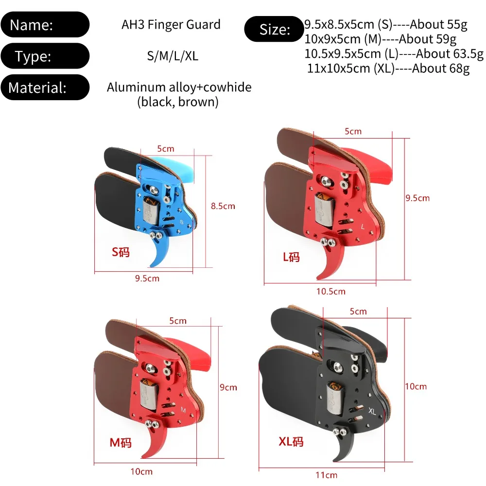S/M/L/XL الرماية فنجر الحرس جلد البقر إصبع تبويب ل اليد اليمنى القوس السهم الصيد حماية قفاز اطلاق النار إصبع حامي