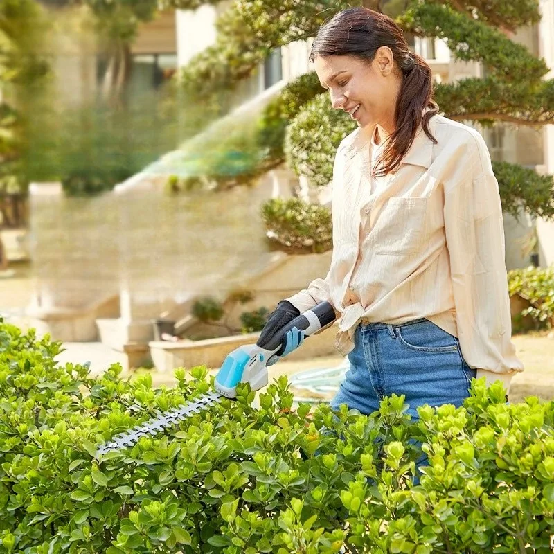 リチウム式芝刈り機トリミングおよび剪定機家庭用小型兼用鋏