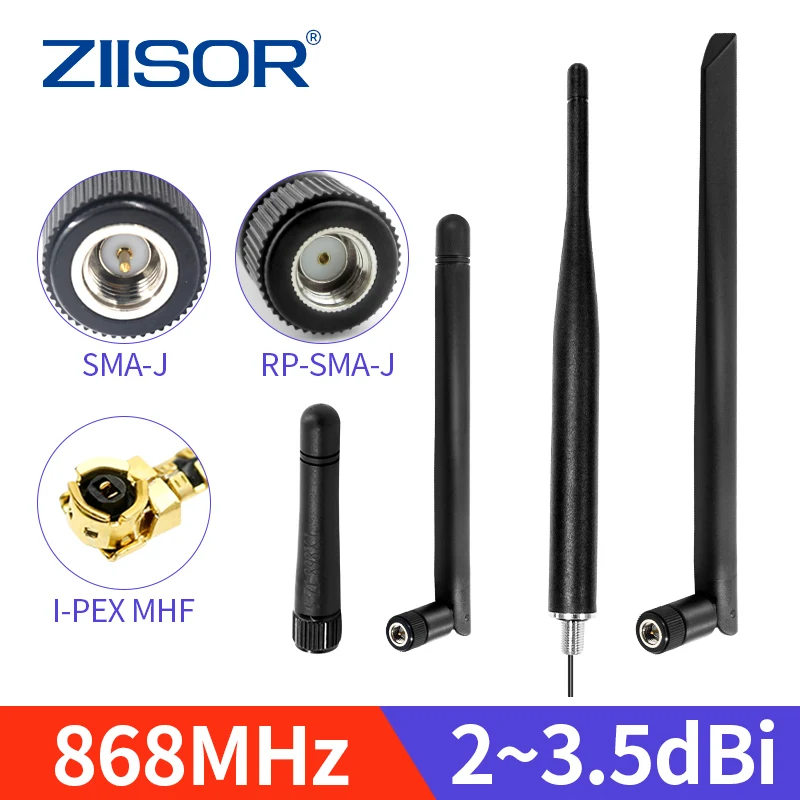 2 szt. LoRa 868 MHz antena Omni 868M Lorawan anteny do anten komunikacyjnych SMA męskie składane Mini antena o wysokim wzmocnieniu 3,5 dBi