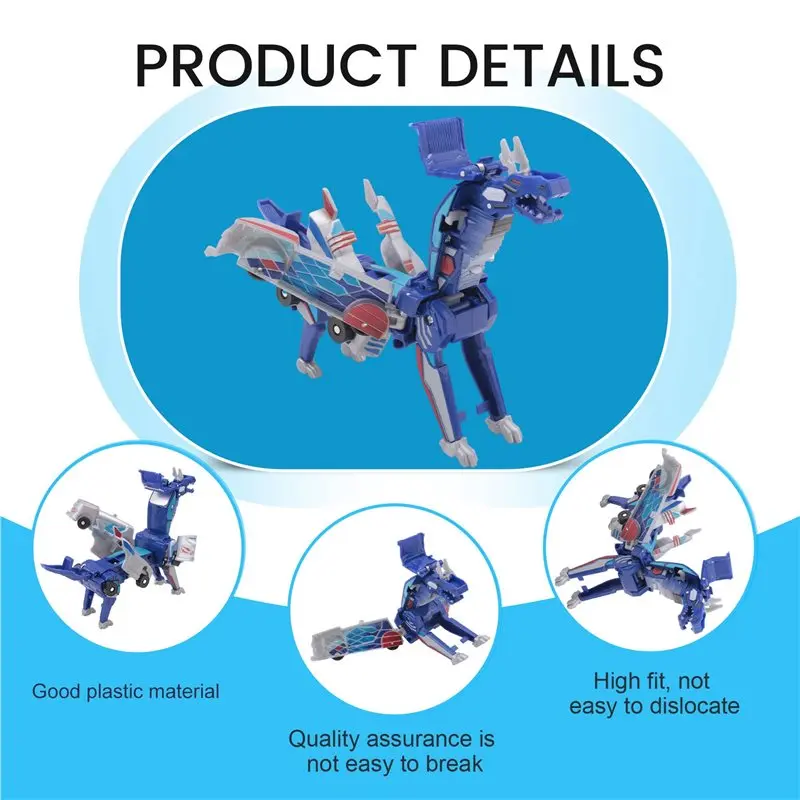 ABXE-Magic Transformation Super Combination Car 2 In 1 Kids Magnetic Collision Transforming Car Diy Gift For Kids