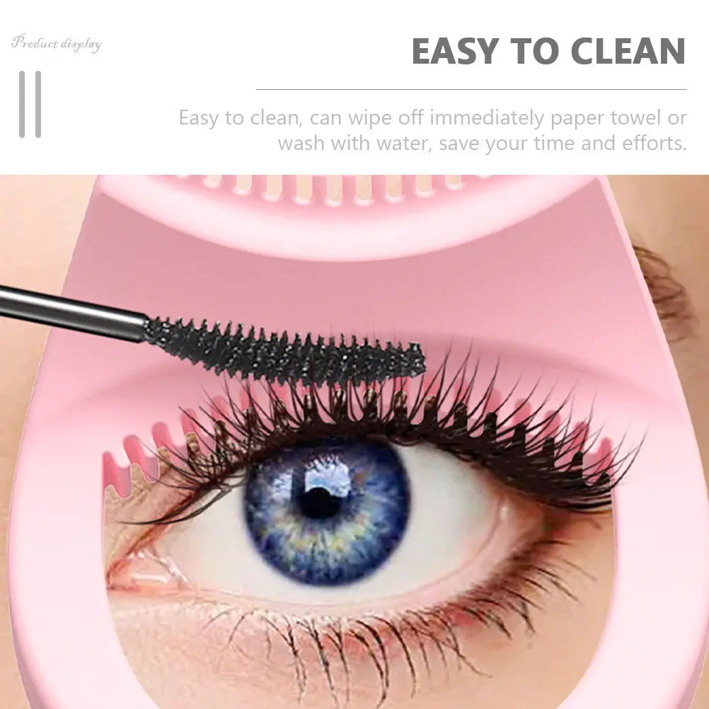 2Pcs Premium Silicone Eyeliner Applicator Tool Eye Makeup Aid for Beginners Professionals Curved Shape Fits Eye Contour Fast view 3
