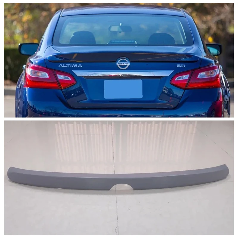 

Rear Trunk Spoiler ABS Material Primer Color Car Tail Wing Decoration For Nissan Altima Teana 2016 2017 2018
