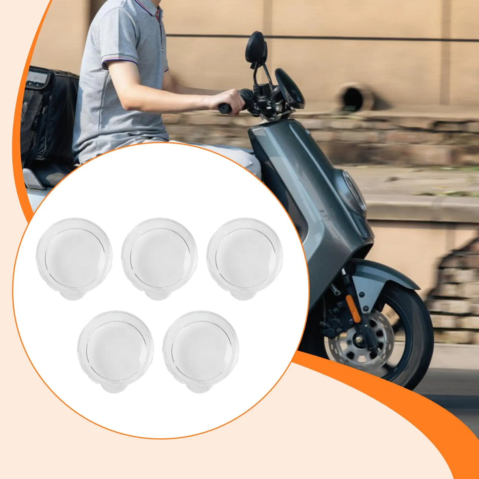 5x Electric Bike Cover for Bikes Display Screen Transparent E Bike Case for Rainy Weather