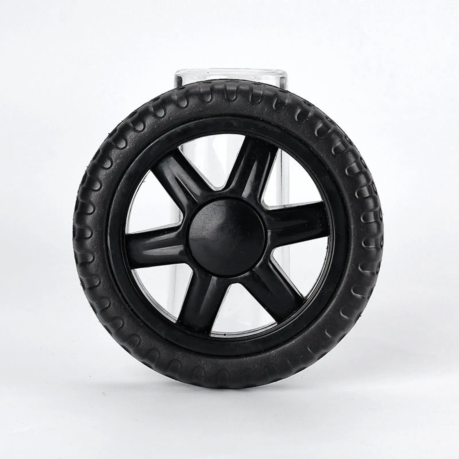 2 Pieces Wheelbarrow Tire Accessories for Travelling Cart Suitcase EVA Replacement Tire Truck Lawn Cart Flat Free Tire